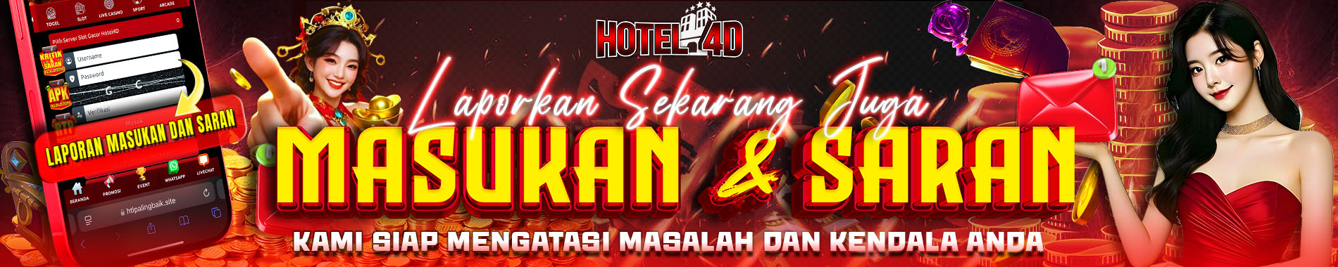 hotel4d laporan kritik dan saran